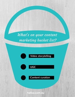Content marketing bucklet list